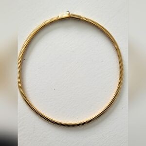 Beautiful vintage golden choker type necklace